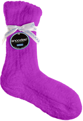 Snoozies Shea Butter Infused Socks- Plum